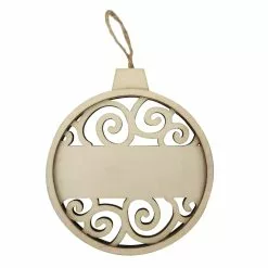 Top 10 🔔 4.5" Unfinished Wood Round Swirl Ornament by Michaels 😀