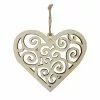 Best deal ✔️ 4.5" Unfinished Wood Heart Swirl Ornament by Michaels 👏 -Michaels Store 10675013 1