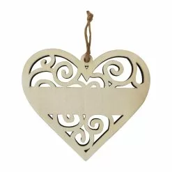 Hot Sale 🛒 4.5" Unfinished Wooden Heart Plaque Ornament by Michaels 🧨