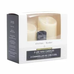 Best Pirce ✔️ 6 Packs: 2 ct. (12 total) Sterno Home™ Cream LED Wax Pillar Candles by Ashland ❤️ -Michaels Store 10675028 5 1