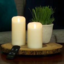 Best Pirce ✔️ 6 Packs: 2 ct. (12 total) Sterno Home™ Cream LED Wax Pillar Candles by Ashland ❤️ -Michaels Store 10675028 6 1