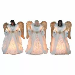 Discount ✔️ Assorted 12" Gold & White Angel Lighted Tree Topper by Ashland® ✨ -Michaels Store 10675034 3