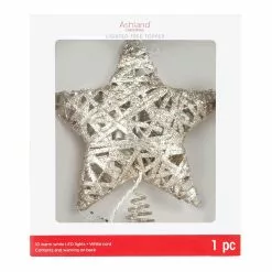 Brand new 👏 11" Lighted Gold Grapevine Tree Topper by Ashland® ⭐