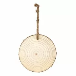 Deals ✔️ 4" Unfinished Pine Round Ornament by Michaels 🎁