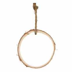 Discount 😉 4" Unfinished White Birch Round Ornament by Michaels ⭐