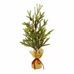 Brand new 🛒 24" Pine Tree with Pinecones in Burlap Bag by Ashland® 🥰