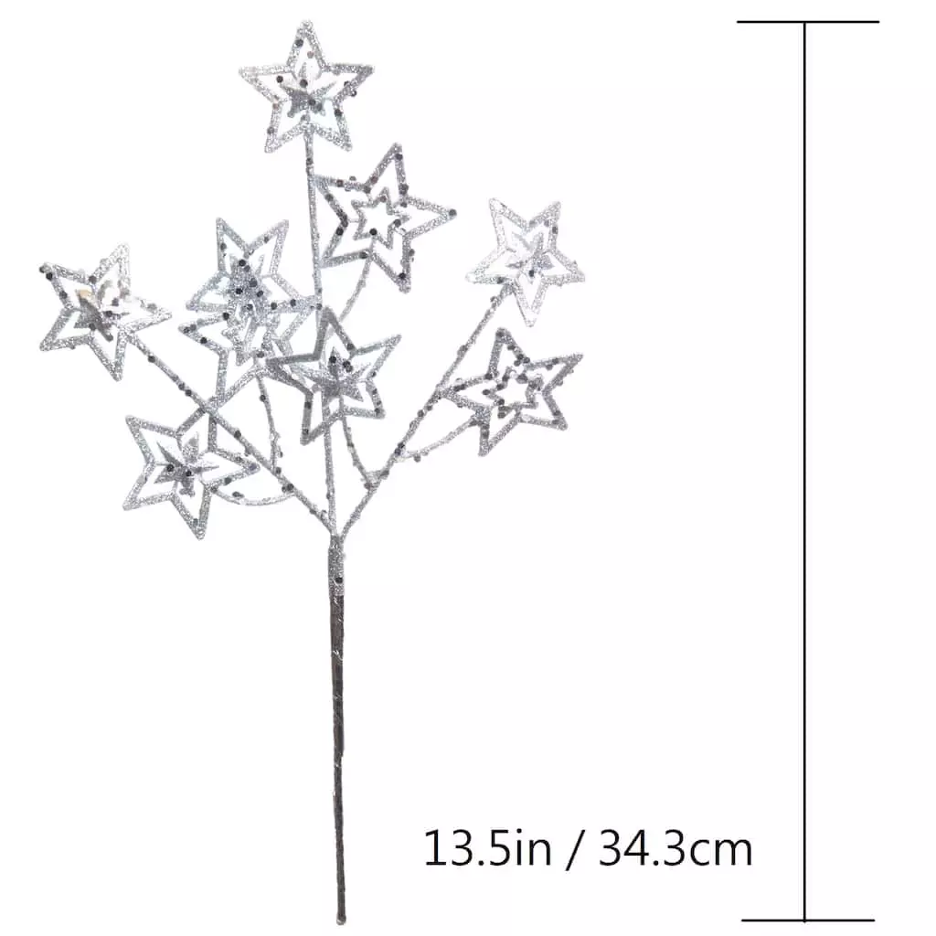Buy 😉 Silver Glitter Star Pick by Ashland® ⌛ 5 Buy 😉 Silver Glitter Star Pick by Ashland® ⌛ - Image 3