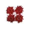 Best deal ❤️ Red Glitter Poinsettia Flowers, 4ct. by Ashland® ⭐ -Michaels Store 10675755 1