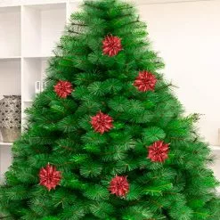 Best deal ❤️ Red Glitter Poinsettia Flowers, 4ct. by Ashland® ⭐ -Michaels Store 10675755 3