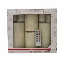 Wholesale 🛒 White Snowflake LED Candle Set by Ashland® 👍 -Michaels Store 10675802 4