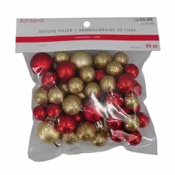 Buy 🎁 Glittery Red & Gold Decorative Ball Filler by Ashland® 😍 -Michaels Store 10675966 2