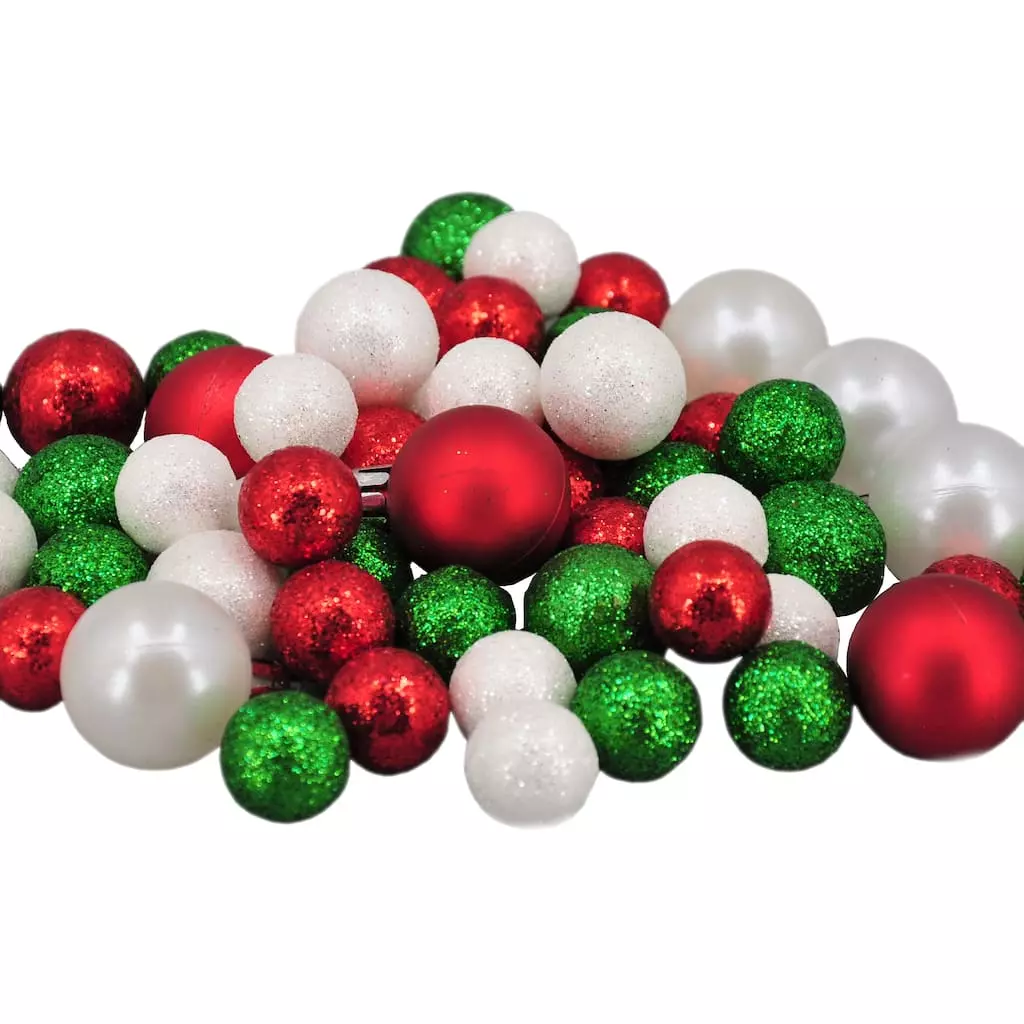 Best Sale 🥰 Glittery Green, White & Red Decorative Ball Filler by Ashland® 🌟 3 Best Sale 🥰 Glittery Green, White & Red Decorative Ball Filler by Ashland® 🌟