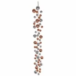 Buy ✔️ 6ft. Rose & Silver Ball Ornament Garland by Ashland® 🔥 -Michaels Store 10676035 3