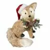 Discount 👍 9" Fox with Santa Hat Natural Décor Accent by Ashland® 🎉 -Michaels Store 10676178 1