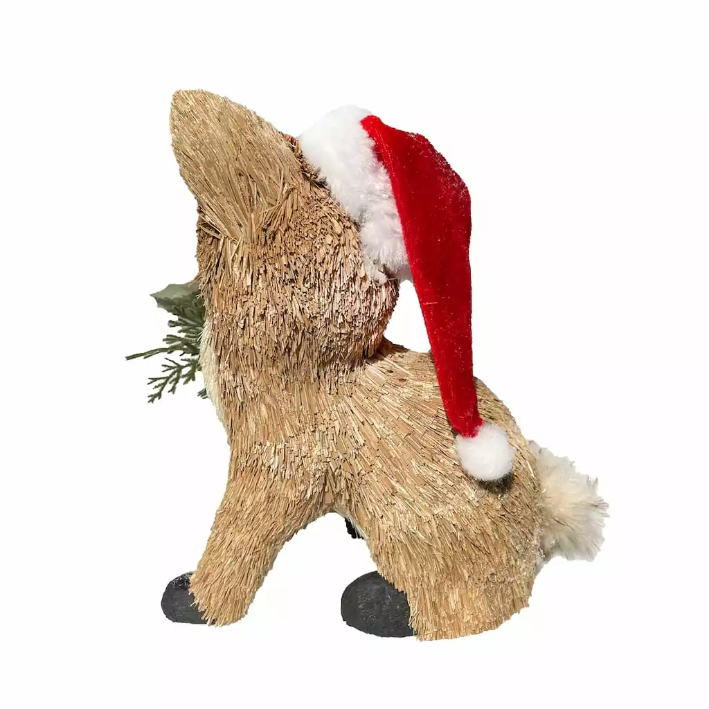 Discount π 9" Fox with Santa Hat Natural Décor Accent by Ashland® π 4 Discount π 9" Fox with Santa Hat Natural Décor Accent by Ashland® π - Image 2