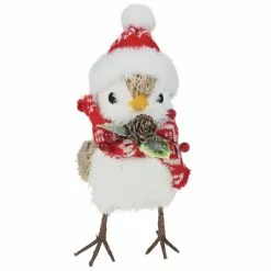 Best reviews of ✨ 7.5" Bird with Red & White Hat & Scarf Natural Décor Accent by Ashland® 🎉