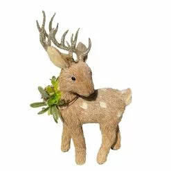 Cheap ⌛ 16.5" Standing Deer with Mistletoe Natural Décor Accent by Ashland® ✨