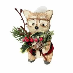 Cheapest ✨ 6.5" Fox with Glasses & Vest Natural Décor Accent by Ashland® ✔️
