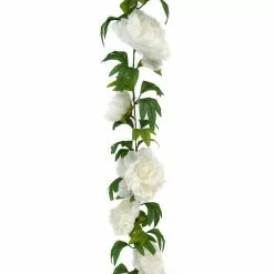 Buy 👍 6ft. Cream Peony Garland by Ashland® ✨