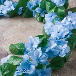 New ⌛ 6 Pack: 6ft. Blue Hydrangea Chain Garland by Ashland® 🥰 -Michaels Store 10676307 22
