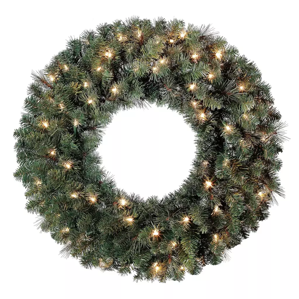 New 💯 30" Pre-Lit Mixed Pine Wreath by Ashland® ⌛ 3 New 💯 30" Pre-Lit Mixed Pine Wreath by Ashland® ⌛