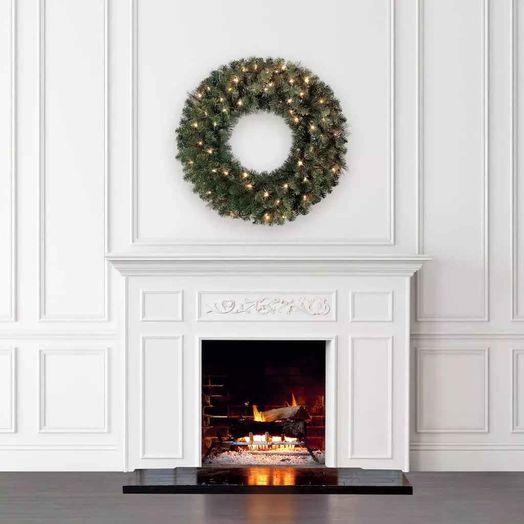 New 💯 30" Pre-Lit Mixed Pine Wreath by Ashland® ⌛ 5 New 💯 30" Pre-Lit Mixed Pine Wreath by Ashland® ⌛ - Image 3