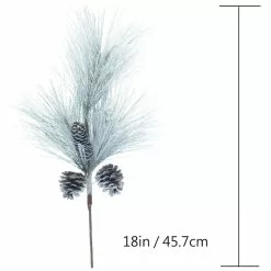 Best Pirce 👏 Snowy Pine Pick with Pinecones by Ashland® ⌛ -Michaels Store 10676505 3