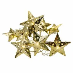 Discount 😀 Assorted 10ct. Warm White Pierced Metal Star LED Crafting Lights by Ashland® 🛒 -Michaels Store 10676617 4
