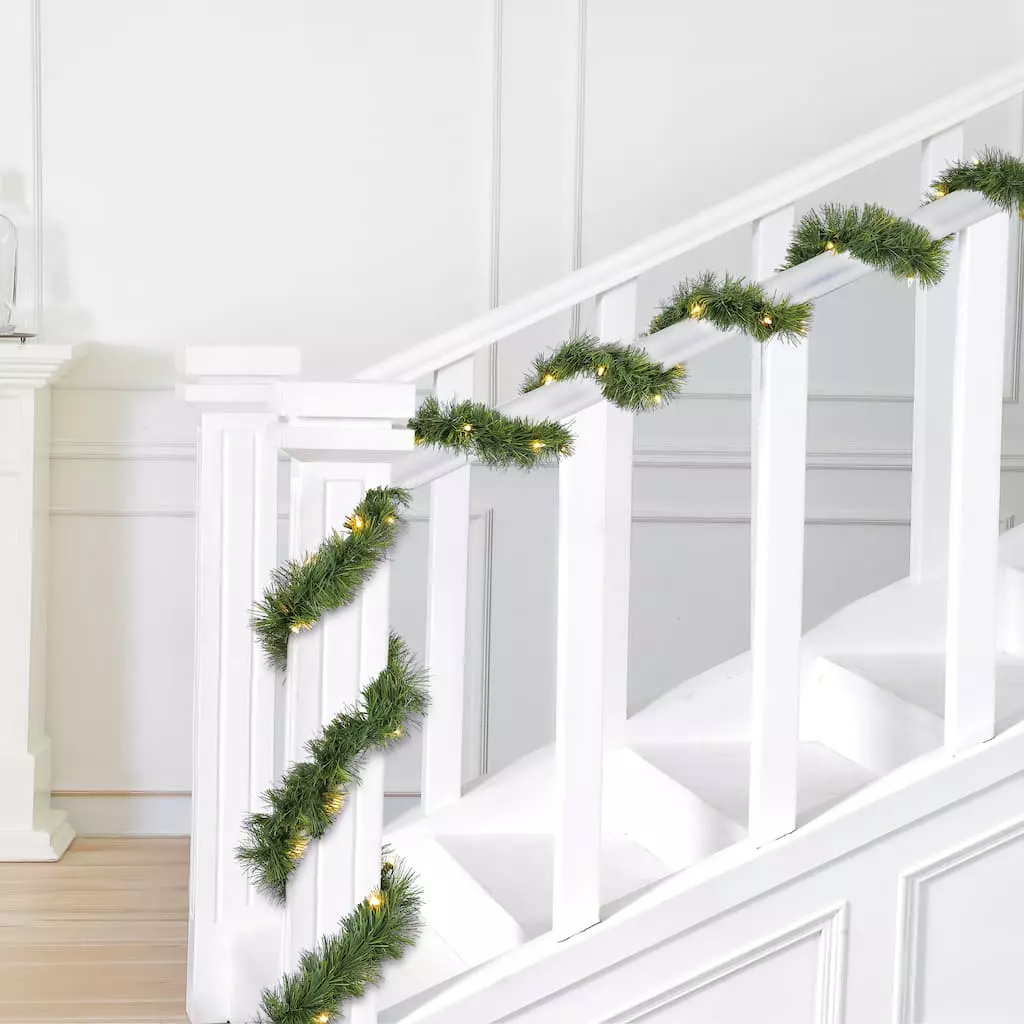 Deals 👏 12ft. Pre-Lit Pine Garland by Ashland® 🌟 4 Deals 👏 12ft. Pre-Lit Pine Garland by Ashland® 🌟 - Image 2