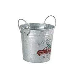 New π 7.6" Holiday Truck Metal Bucket with Handles by Ashland® π 8 New π 7.6" Holiday Truck Metal Bucket with Handles by Ashland® π -Michaels Store 10676688 3