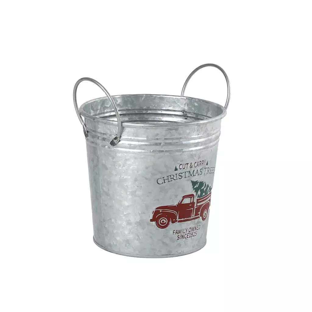 New π 7.6" Holiday Truck Metal Bucket with Handles by Ashland® π 5 New π 7.6" Holiday Truck Metal Bucket with Handles by Ashland® π - Image 3