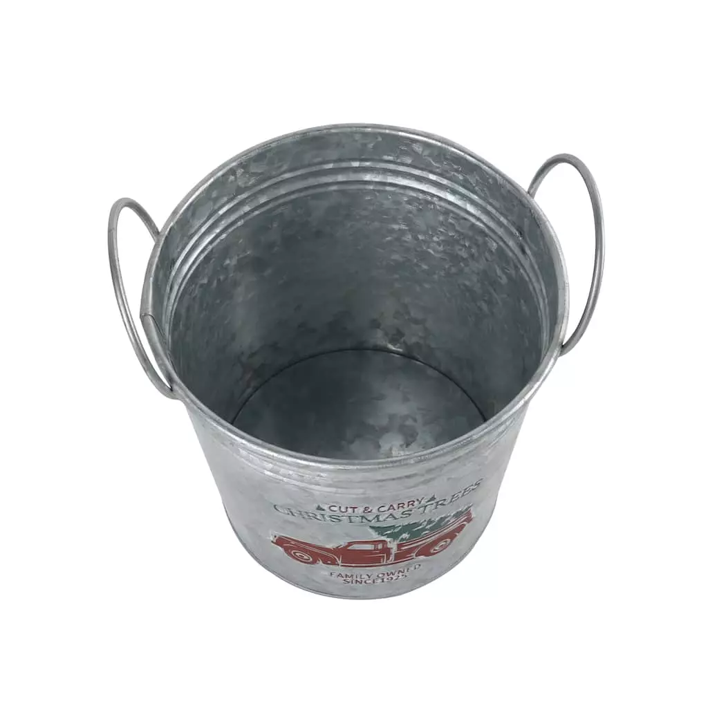 New π 7.6" Holiday Truck Metal Bucket with Handles by Ashland® π 6 New π 7.6" Holiday Truck Metal Bucket with Handles by Ashland® π - Image 4