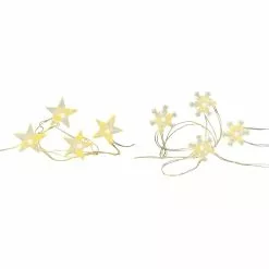 Budget 🔔 Assorted 24ct. Warm White Christmas Icon LED Crafting Lights by Ashland® 🔔