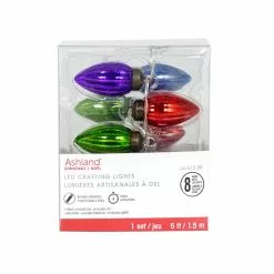 Hot Sale 🔥 8ct. Multicolor Long Mercury Ornament LED Crafting Lights by Ashland® 🔥
