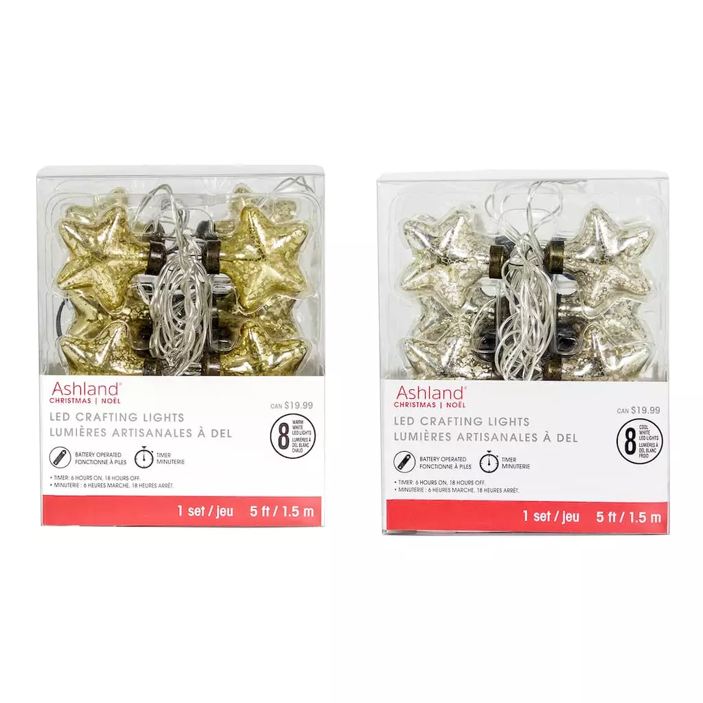 Cheap 😉 Assorted 8ct. Mercury Star LED Crafting Lights by Ashland® 🎁 3 Cheap 😉 Assorted 8ct. Mercury Star LED Crafting Lights by Ashland® 🎁