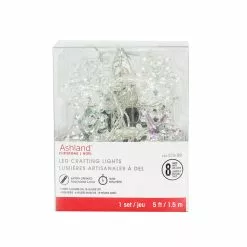 Best Pirce 🛒 Assorted 8ct. Warm White Snowflake LED Crafting Lights by Ashland® 😀 -Michaels Store 10676916 6
