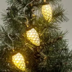 Best reviews of ⌛ 8ct. White Pinecone LED Crafting Lights by Ashland® ⭐ -Michaels Store 10677022 4