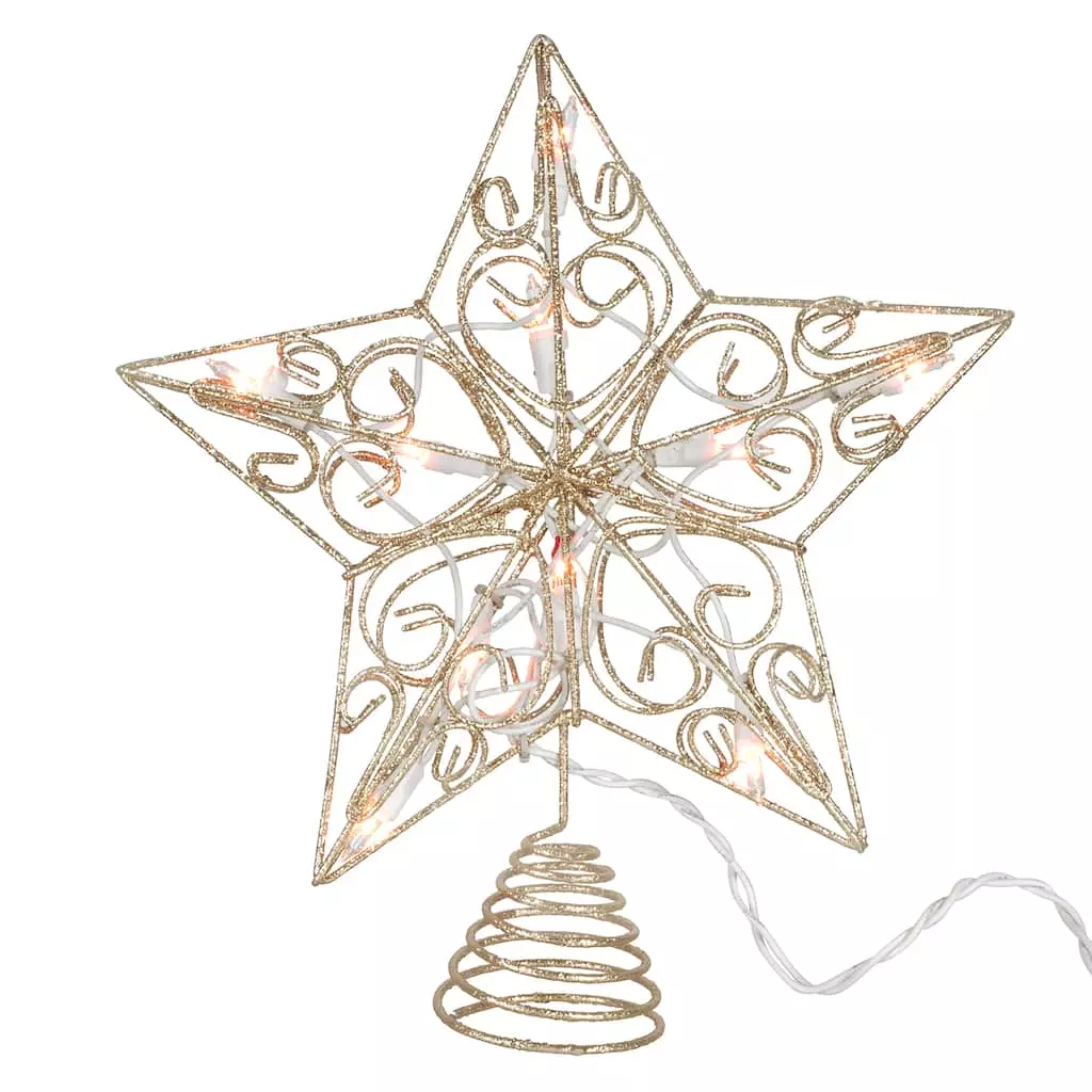 Cheap 🌟 Assorted 12" Lighted Glitter Star Tree Topper by Ashland® ✨ 4 Cheap 🌟 Assorted 12" Lighted Glitter Star Tree Topper by Ashland® ✨ - Image 2