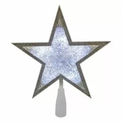 Buy ⭐ 11" Silver LED Star Tree Topper by Ashland® ❤️ -Michaels Store 10677076 2