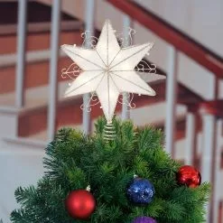 Brand new 😍 9" Glitter Lighted Hexagram Star Tree Topper by Ashland® 🎉 -Michaels Store 10677083 3