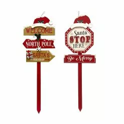 Wholesale ❤️ Assorted 36" Directional Santa Hat Yard Stake by Ashland® ✨