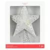 Cheap ⭐ 12.5" Silver Glitter Star Lighted Kaleidoscope Tree Topper by Ashland® ❤️ -Michaels Store 10677702 1