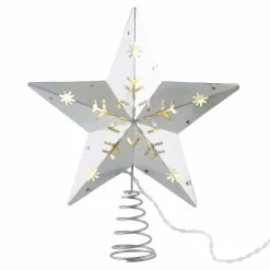 Flash Sale 👍 12" LED Snowflake Star Tree Topper by Ashland® 😍 -Michaels Store 10677706 2