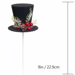 New ✨ Black Hat Pick with Pinecone & Berries by Ashland® 🌟 -Michaels Store 10677755 3