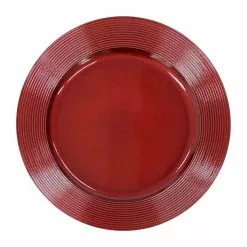Buy ⌛ Red Glitter Beaded Charger Plate by Ashland® 🥰