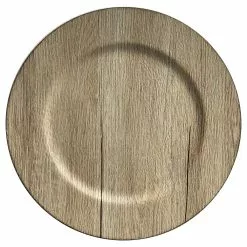 Brand new 😉 12 Pack: 13" Gray Woodgrain Charger by Ashland® 👍