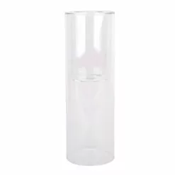 Coupon ⌛ 10" Clear Glass Dual Cylinder Candle Holder by Ashland® 🤩