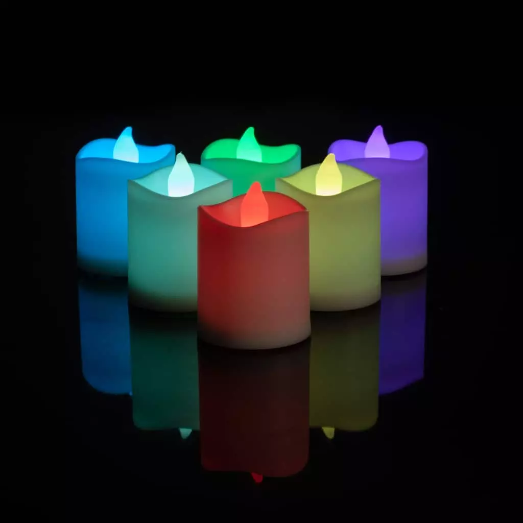 Outlet 🤩 8 Packs: 6 ct. (48 total) Color Changing LED Votive Candles Set by Ashland® 🛒 5 Outlet 🤩 8 Packs: 6 ct. (48 total) Color Changing LED Votive Candles Set by Ashland® 🛒 - Image 3