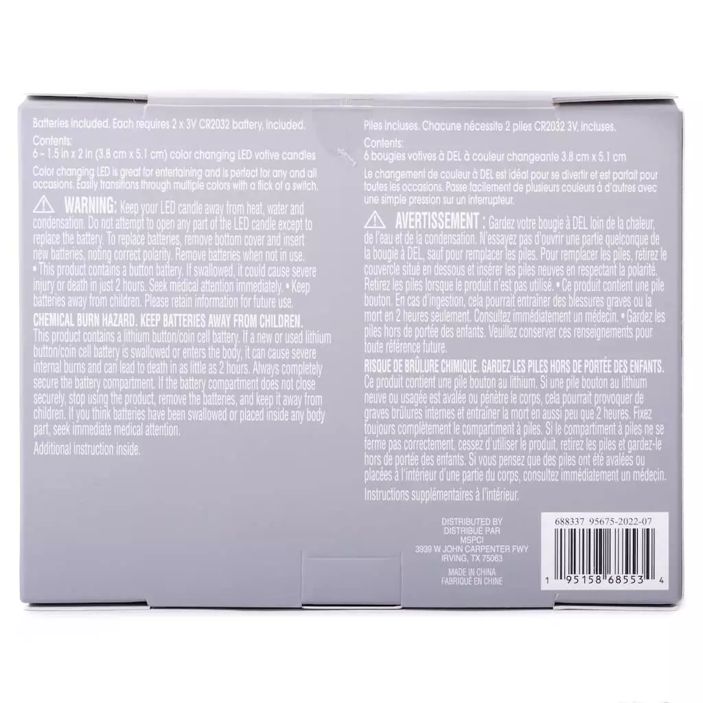 Outlet 🤩 8 Packs: 6 ct. (48 total) Color Changing LED Votive Candles Set by Ashland® 🛒 8 Outlet 🤩 8 Packs: 6 ct. (48 total) Color Changing LED Votive Candles Set by Ashland® 🛒 - Image 6