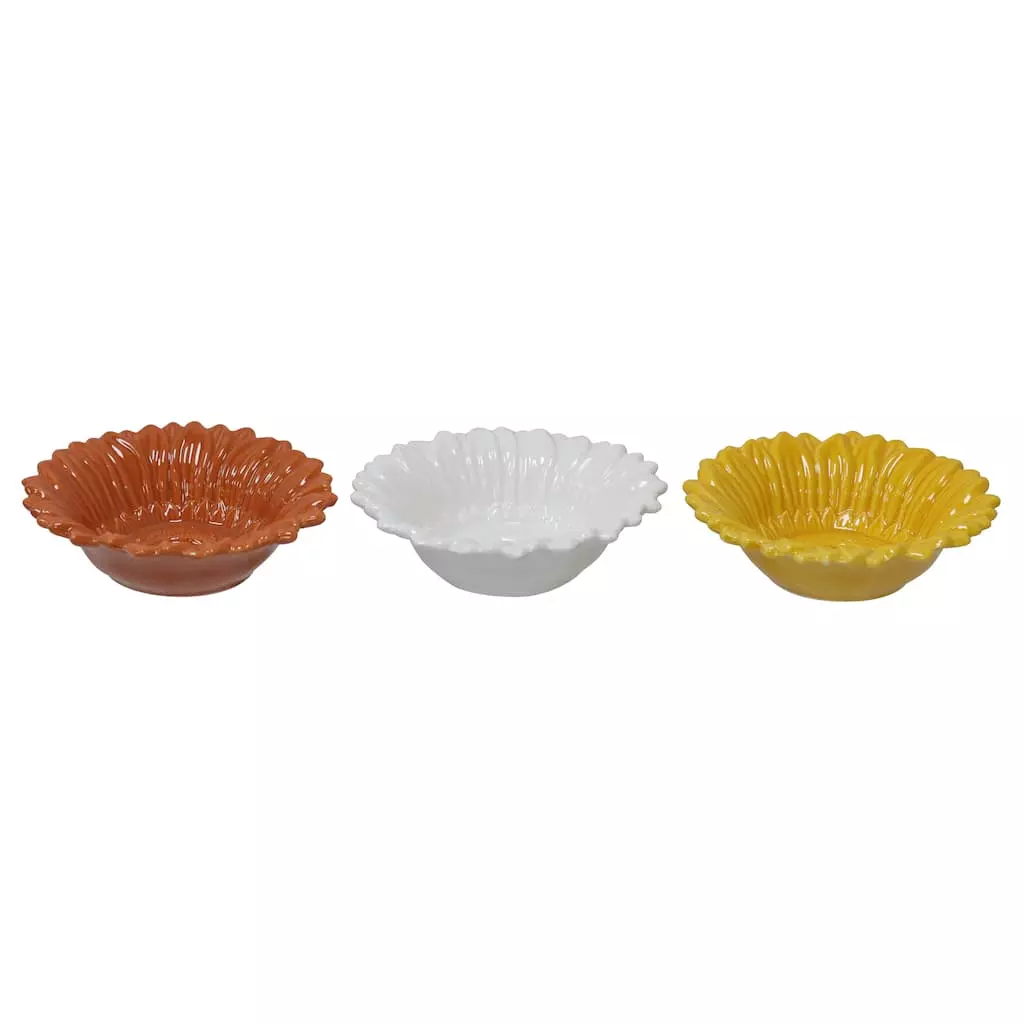 New 👏 Assorted 6" Sunflower Ceramic Dish by Ashland® ✨ 4 New 👏 Assorted 6" Sunflower Ceramic Dish by Ashland® ✨ - Image 2